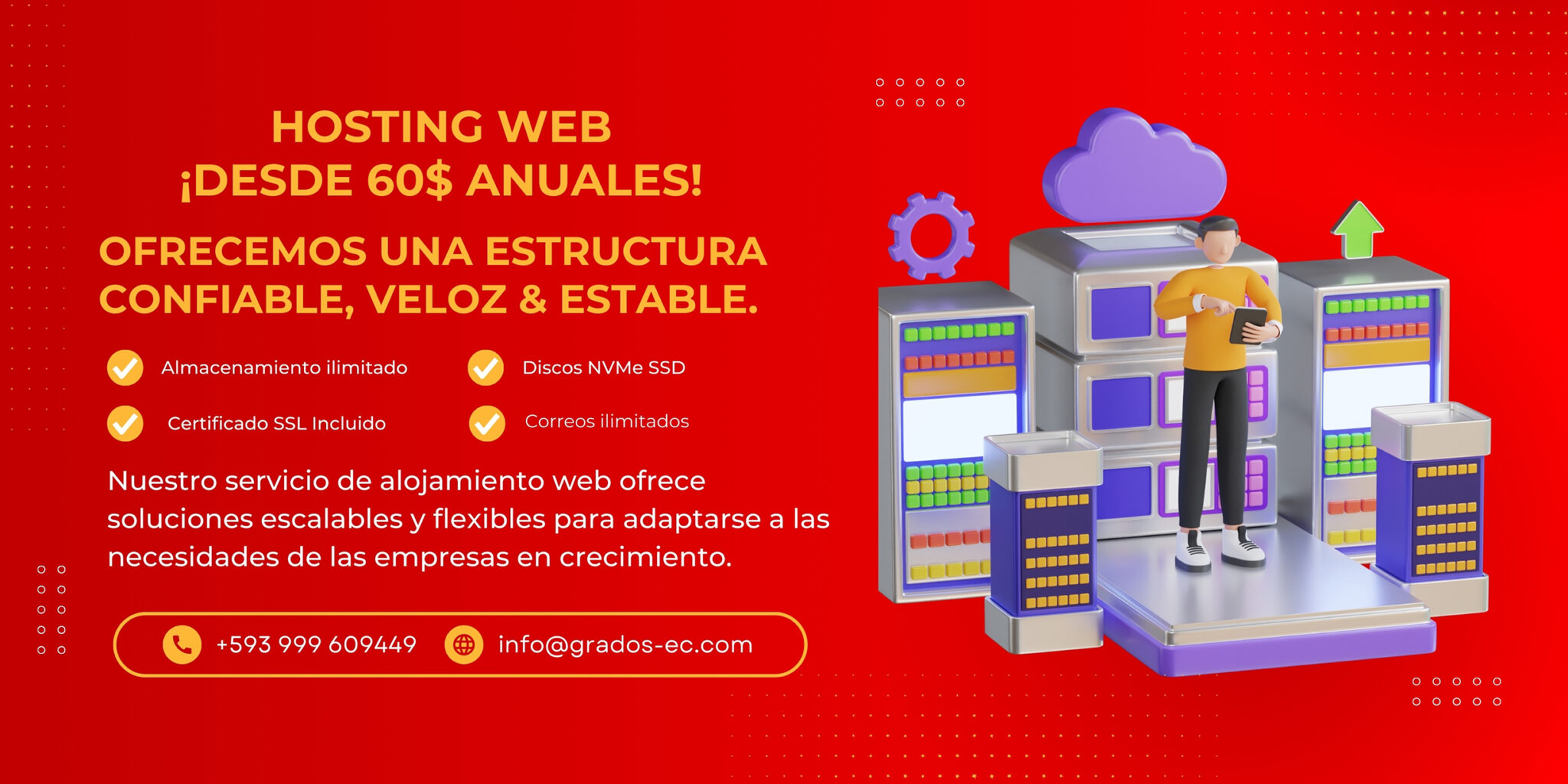 Hosting web, Hosting Economico, Hosting Ecuador